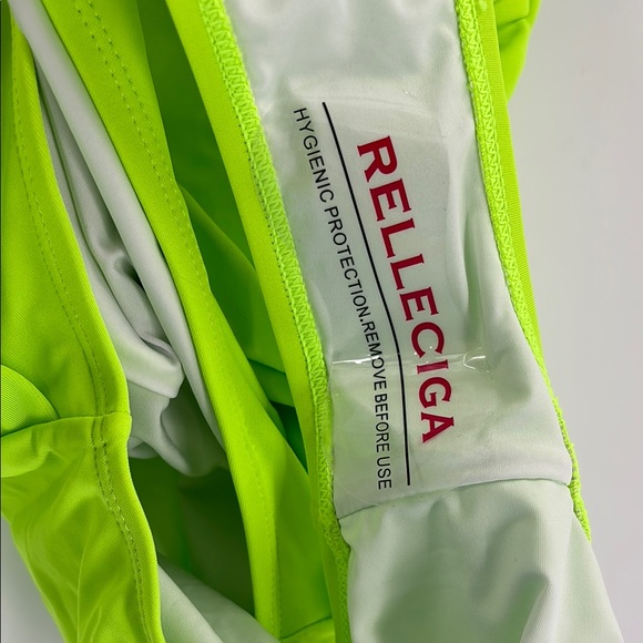 RELLECIGA Neon Green One Piece Swimsuit - Picture 5 of 5